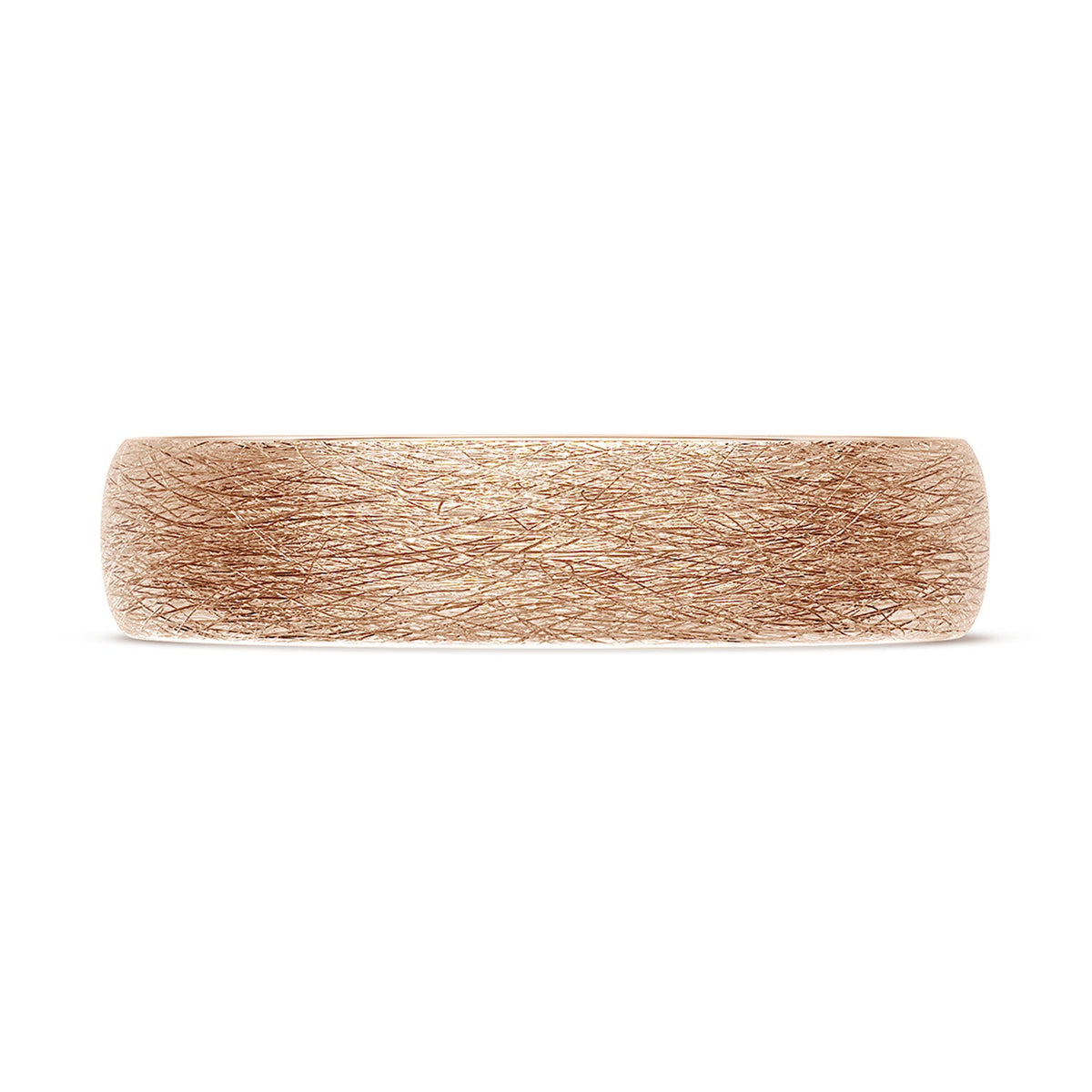 Classic Rounded in Brushed Finish Wedding Band