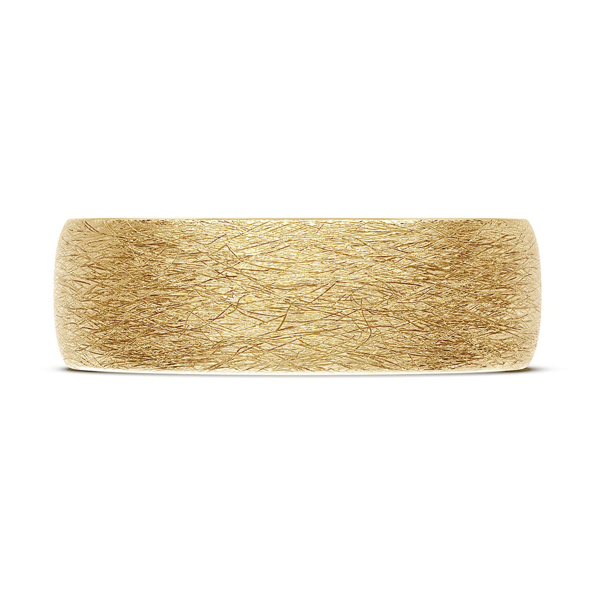 Classic Rounded in Brushed Finish Wedding Band
