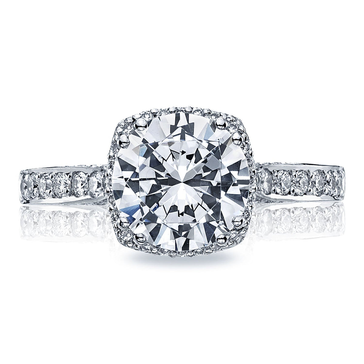 Round Bloom Engagement Ring