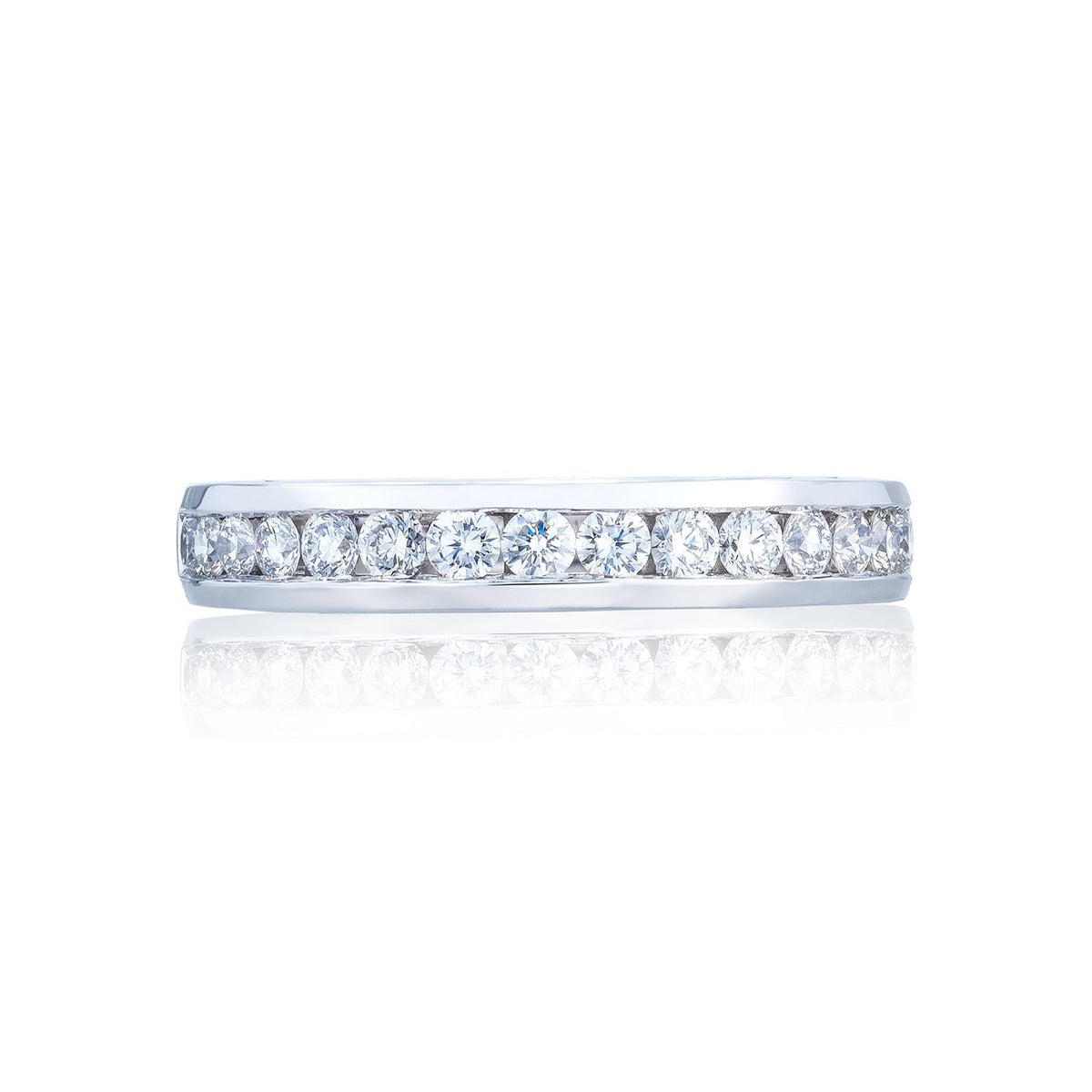 Tacori Dantela 18k White Gold Diamond Wedding Band (0.6 CTW)