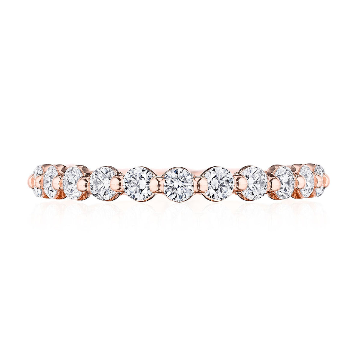 Round Diamond Wedding Band, 2.50mm