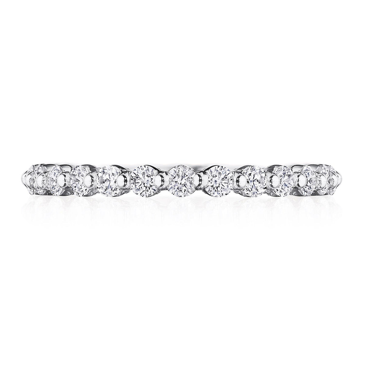 Round Diamond Wedding Band, 2mm