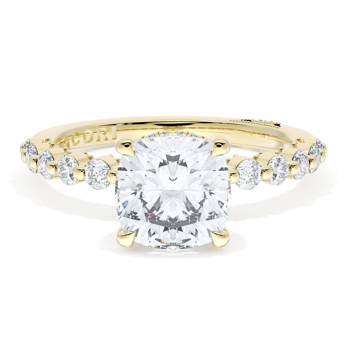 Cushion Solitaire Engagement Ring