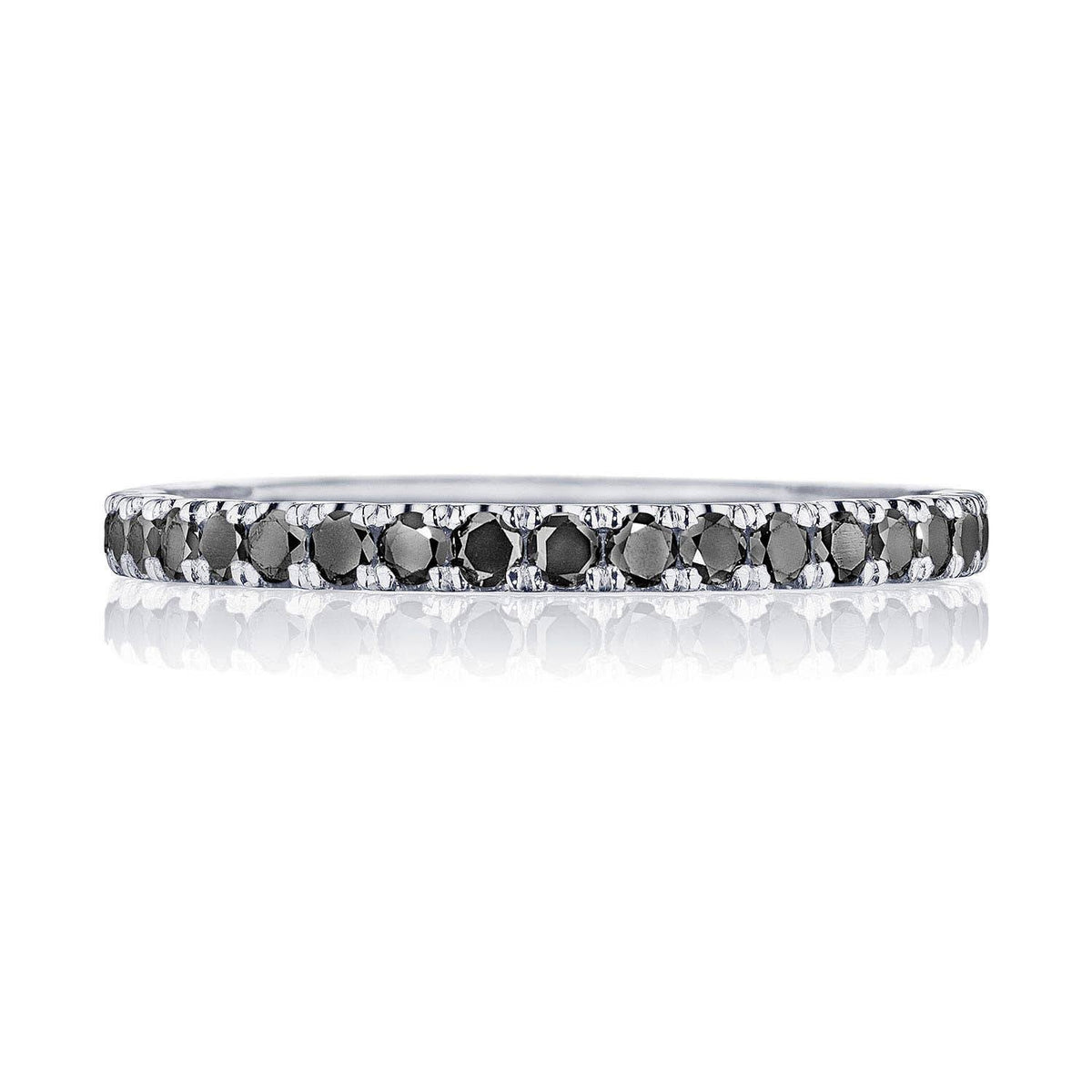 String of Black Diamonds Ring
