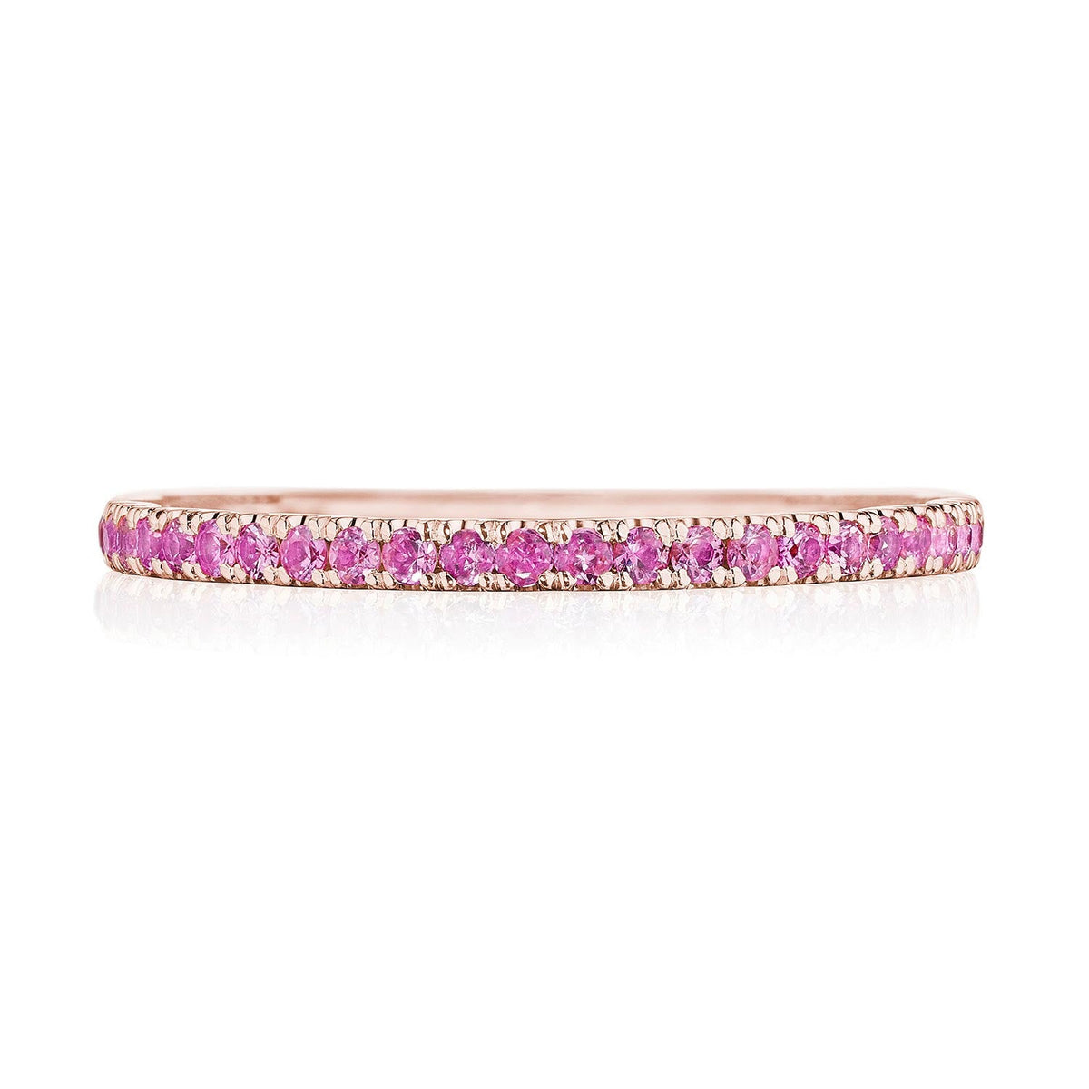 String of Pink Sapphires Ring