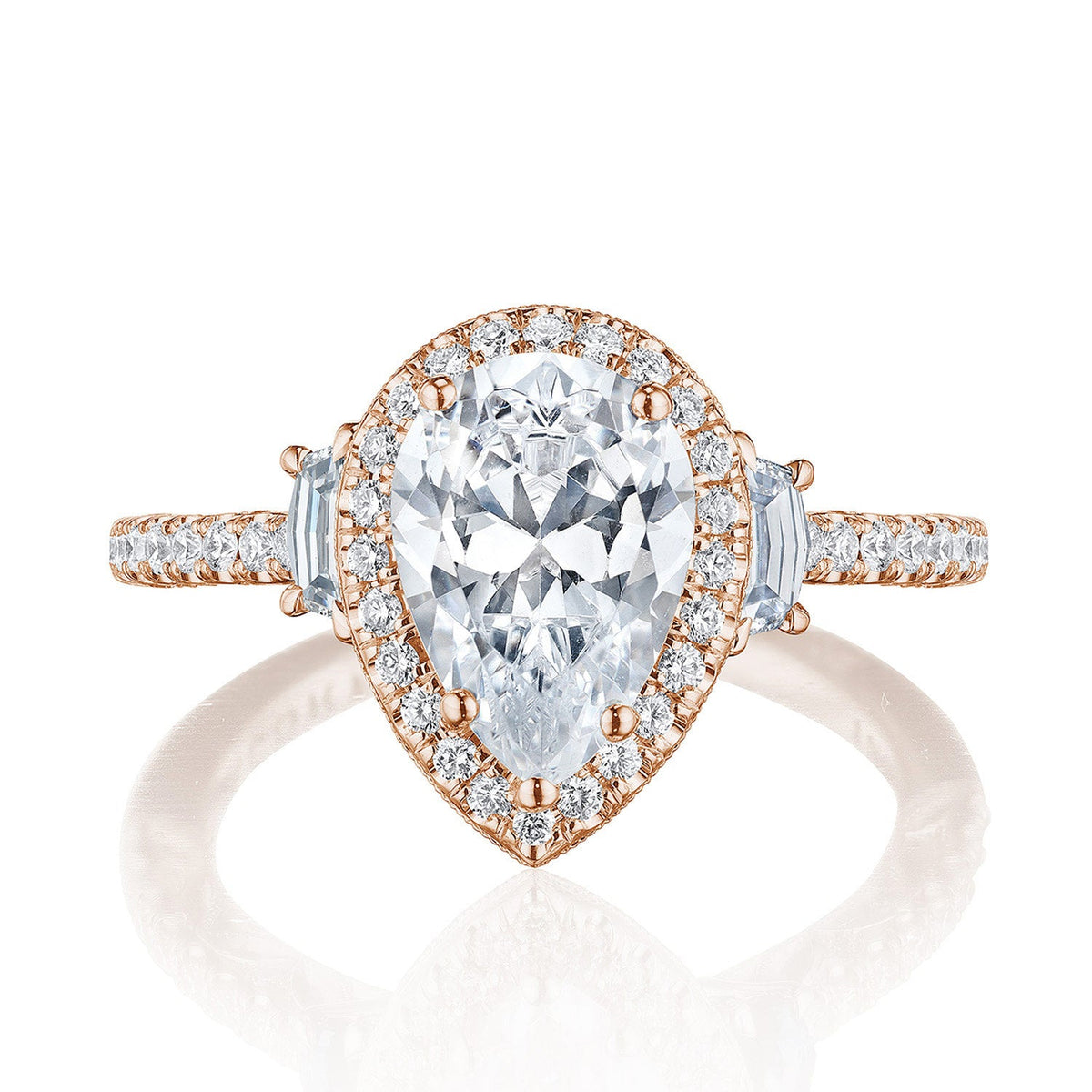Pear 3-Stone Engagement Ring