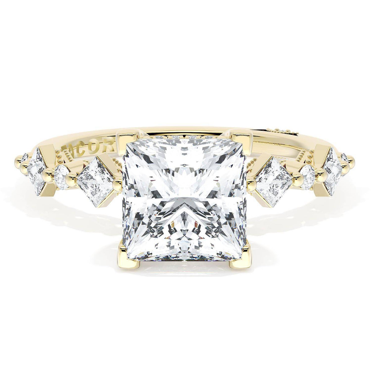 Princess Solitaire Engagement Ring