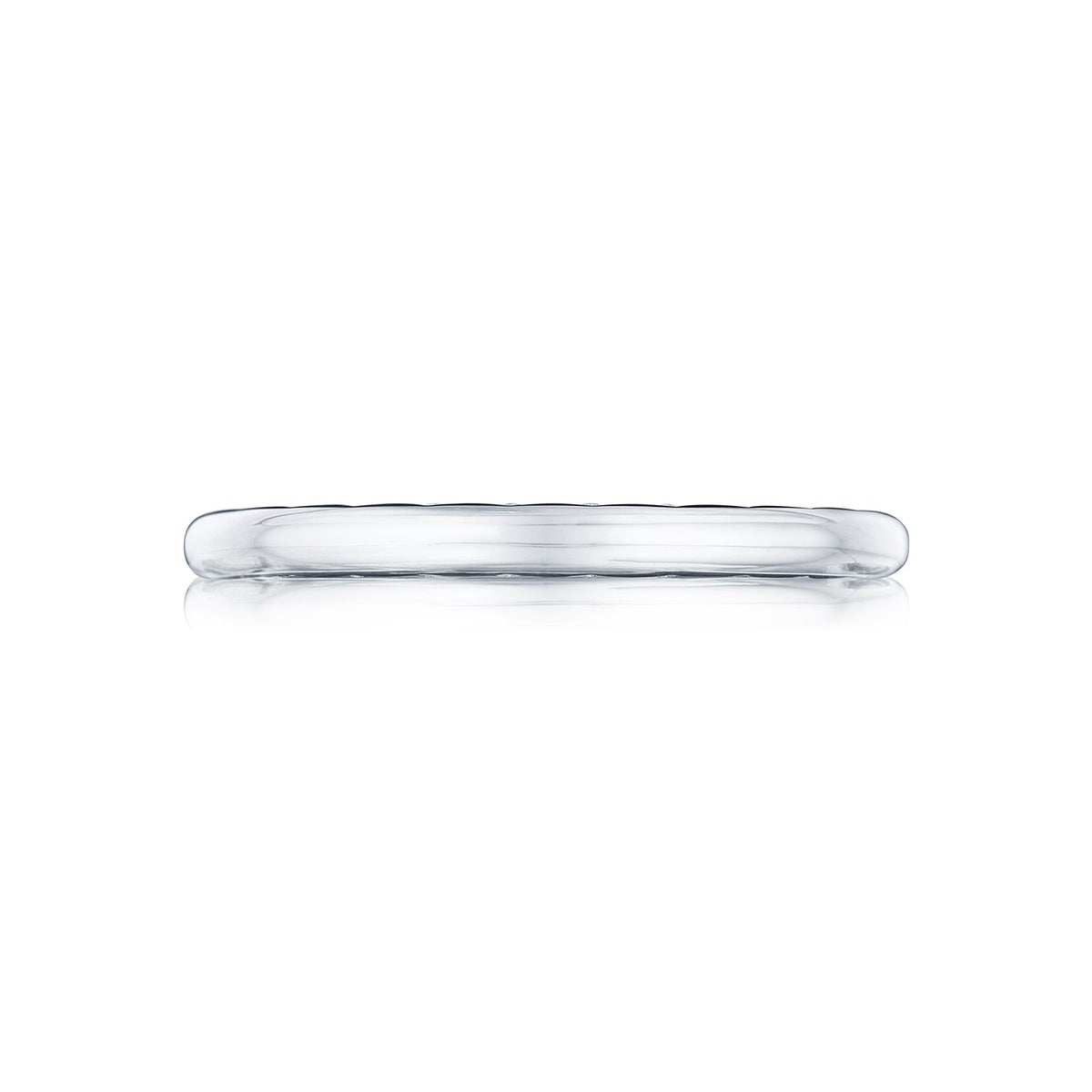 Tacori 18k White Gold Starlit Wedding Band (0.01 CTW)