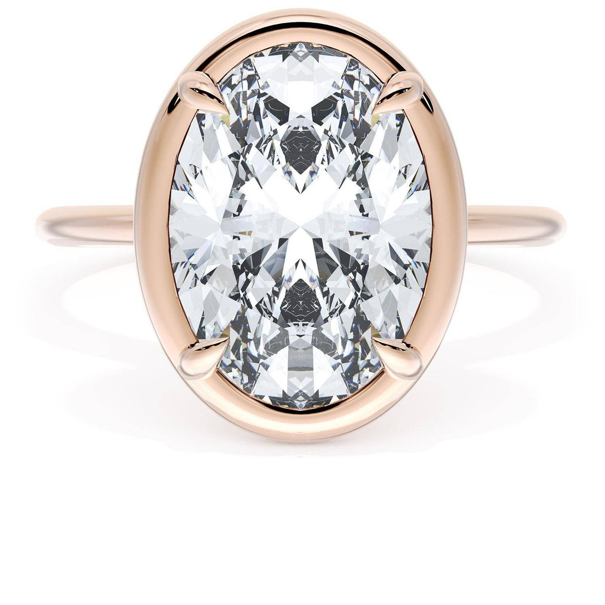 Oval Solitaire Engagement Ring