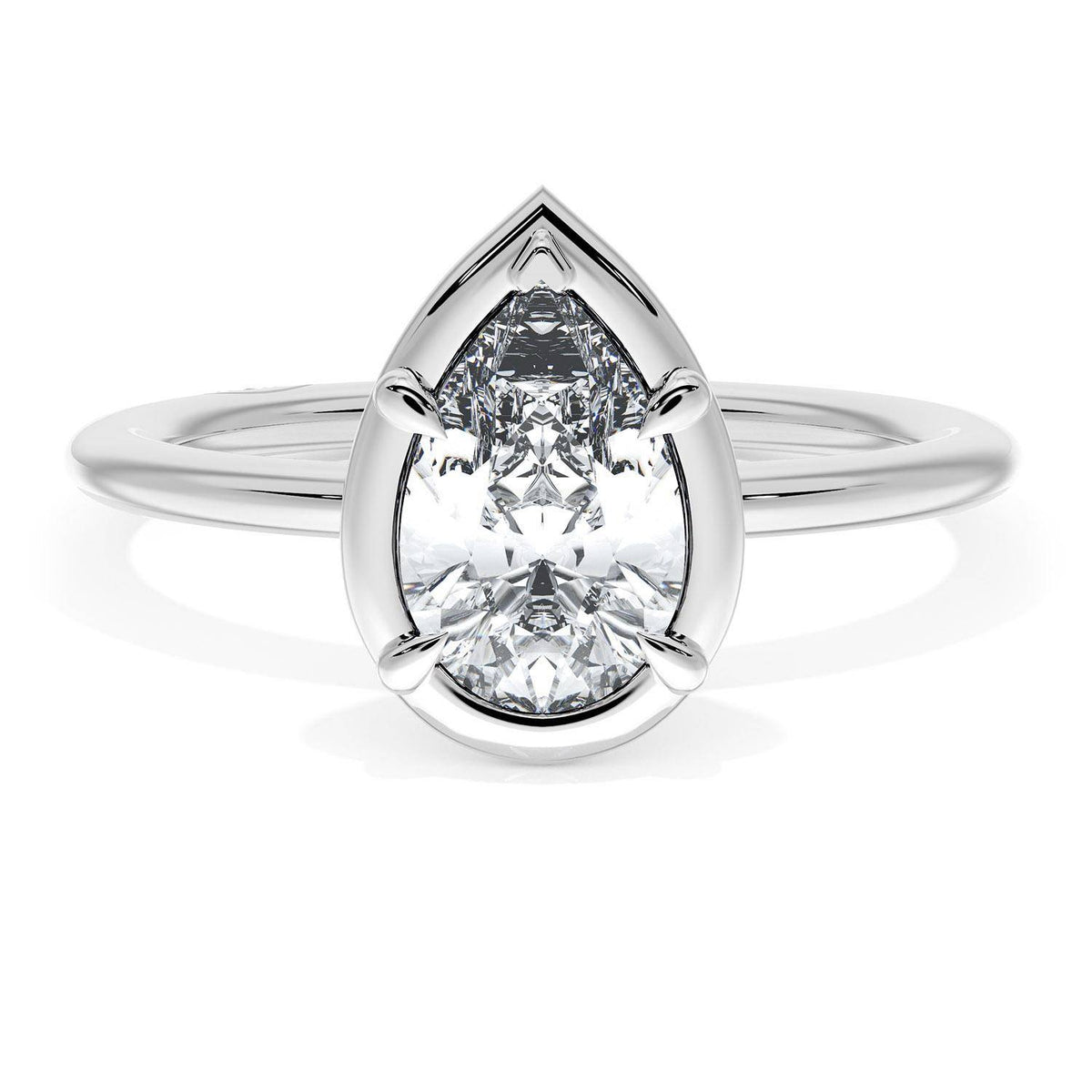 Pear Solitaire Engagement Ring