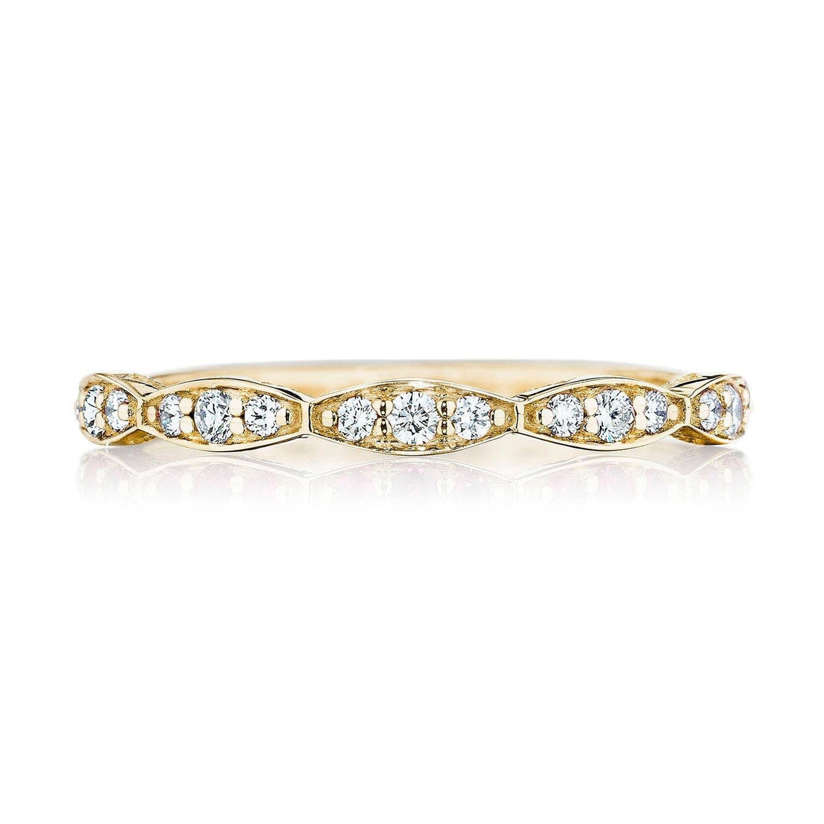 Marquise Design Wedding Band with Diamond