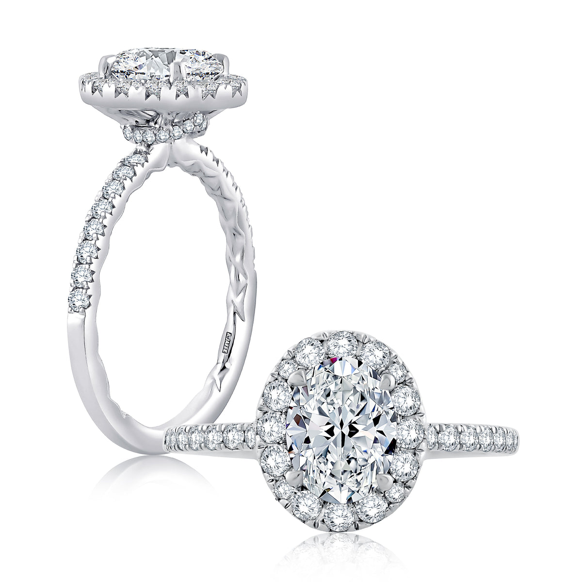 A.JAFFE A.JAFFE Quilted Engagement Rings ME2168Q ME2168Q/176
