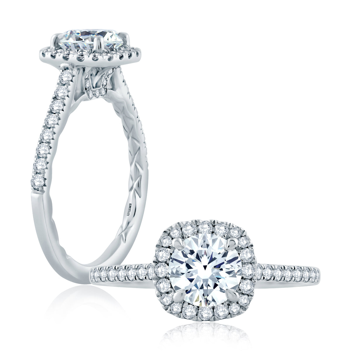 A.JAFFE A.JAFFE Quilted Engagement Rings ME2186Q ME2186Q/167