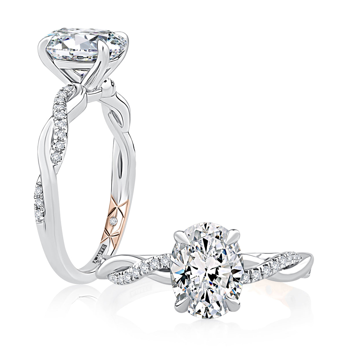 A.JAFFE A.Jaffe Classics Engagement Rings MECOV2544 MECOV2544/60