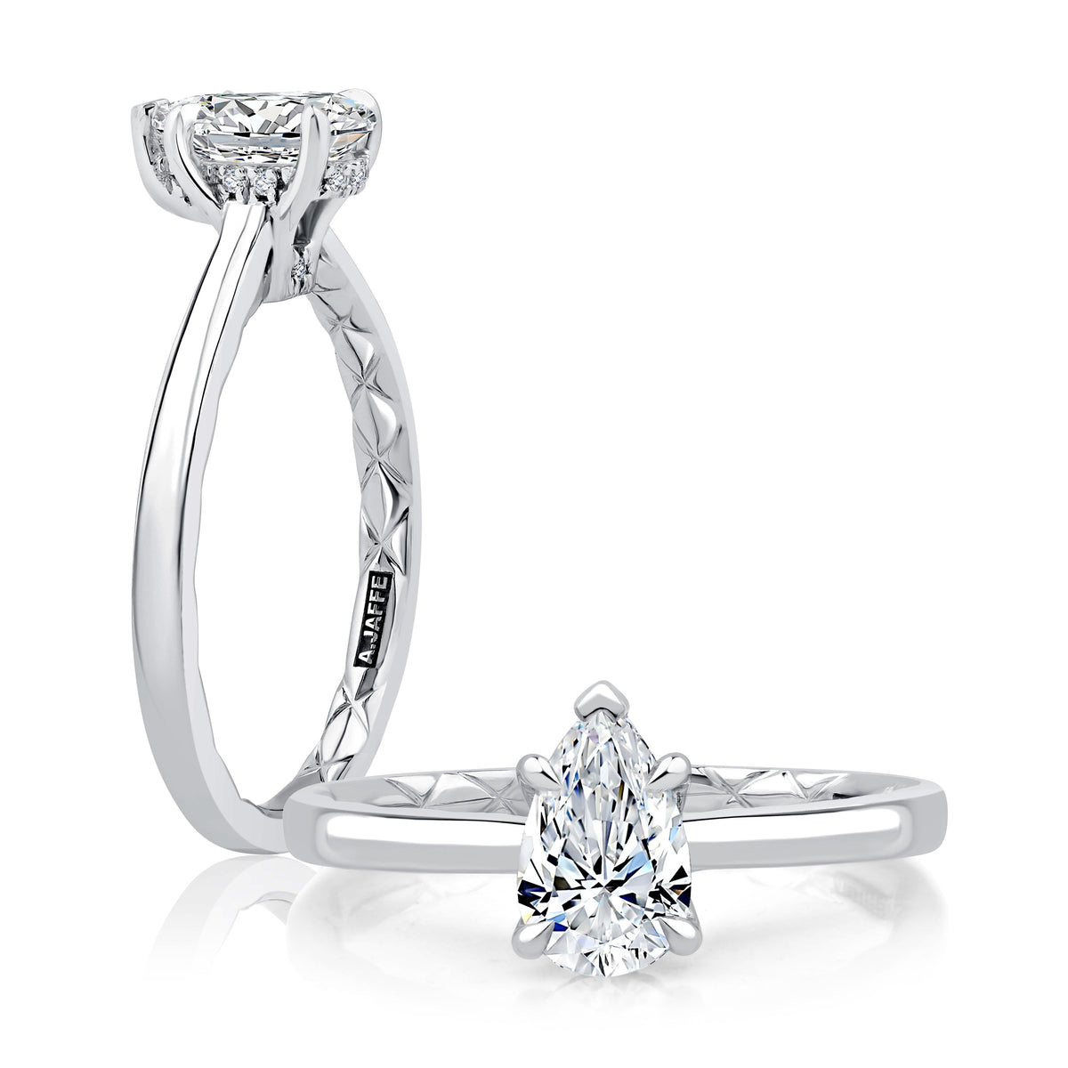 A.JAFFE A.Jaffe Classics Engagement Rings MECPS2815Q MECPS2815Q/155B