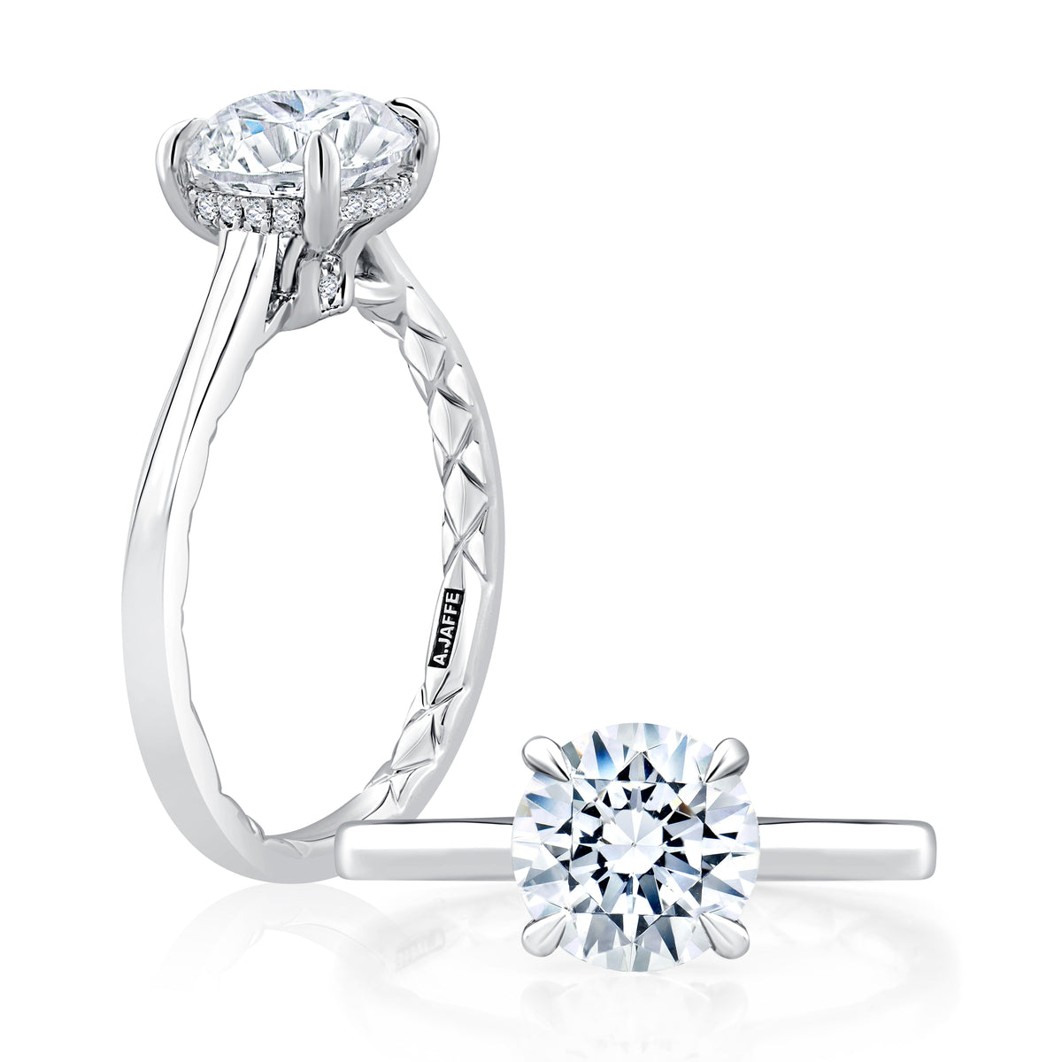 A.JAFFE A.JAFFE Quilted Engagement Rings MECRD2815Q MECRD2815Q/106