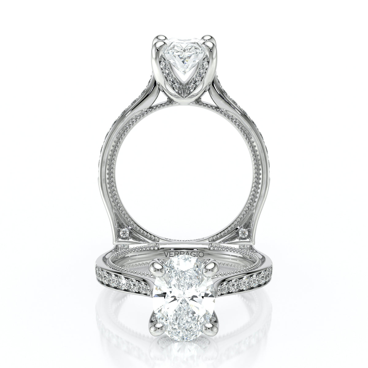 Verragio Halo Oval Engagement Ring