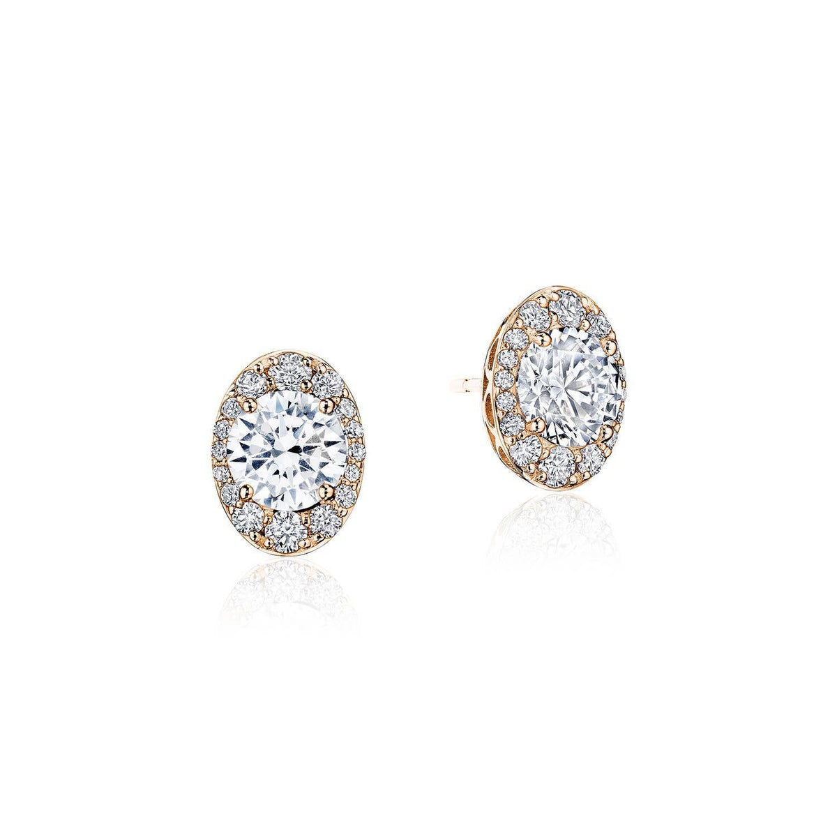 Oval Bloom Diamond Earring