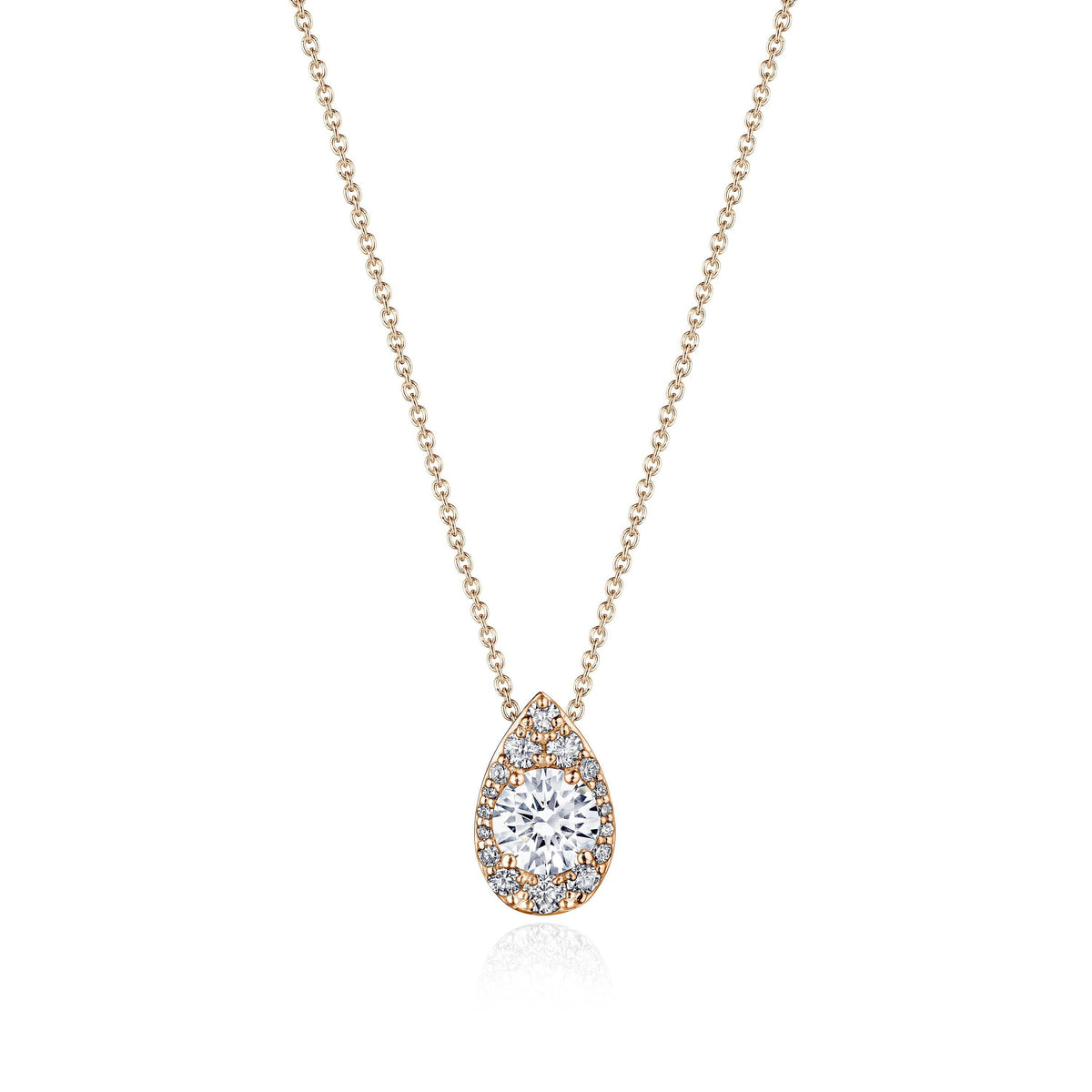 17" Pear Bloom Diamond Necklace