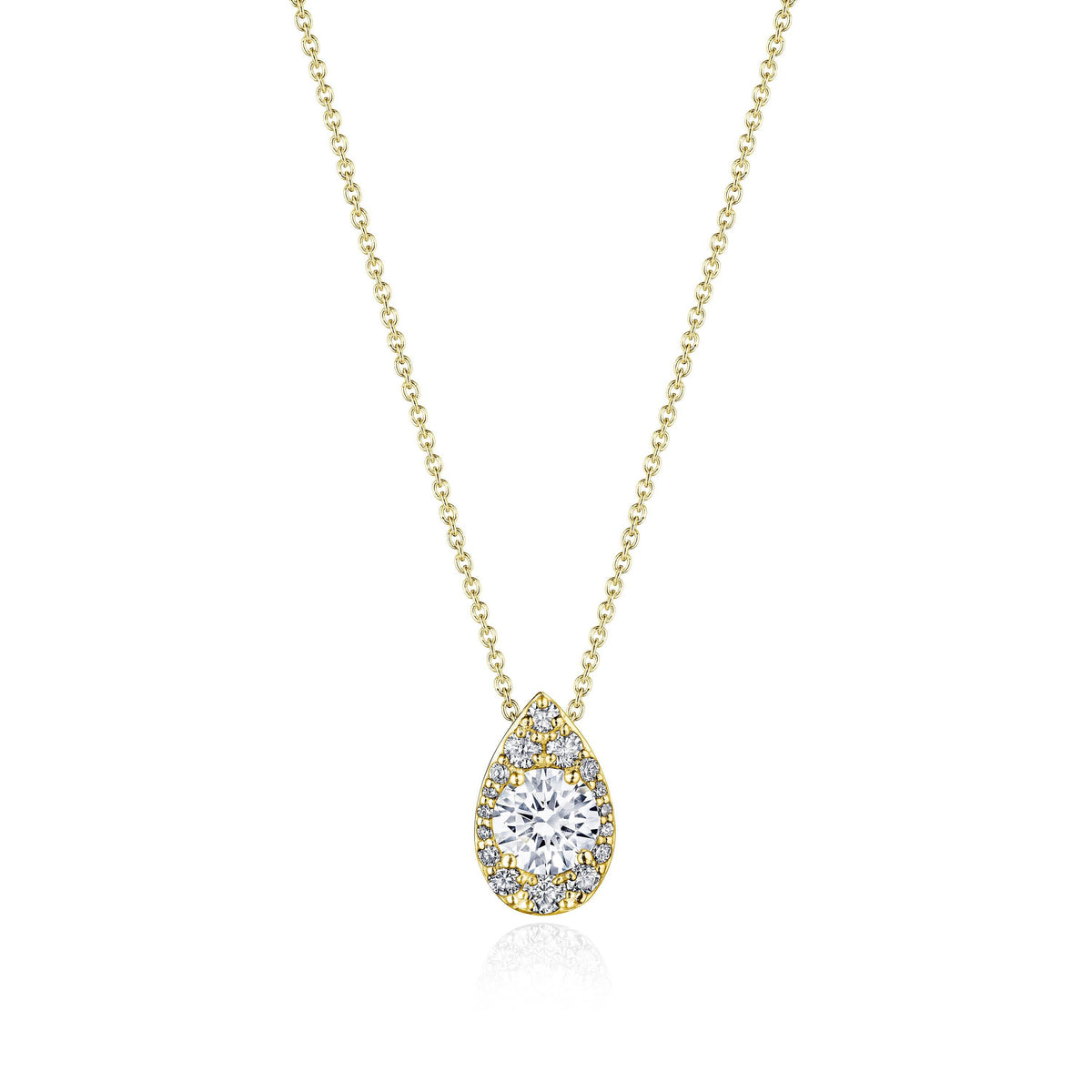 17" Pear Bloom Diamond Necklace