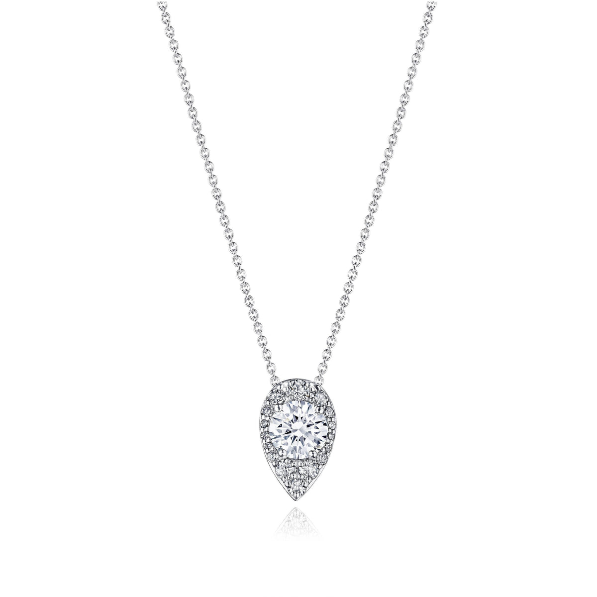 17" Pear Bloom Diamond Necklace