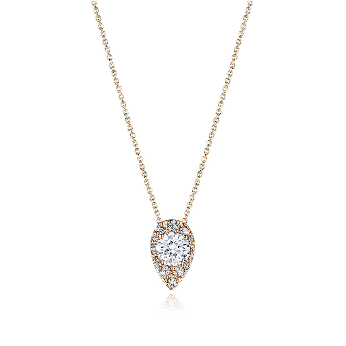 17" Pear Bloom Diamond Necklace