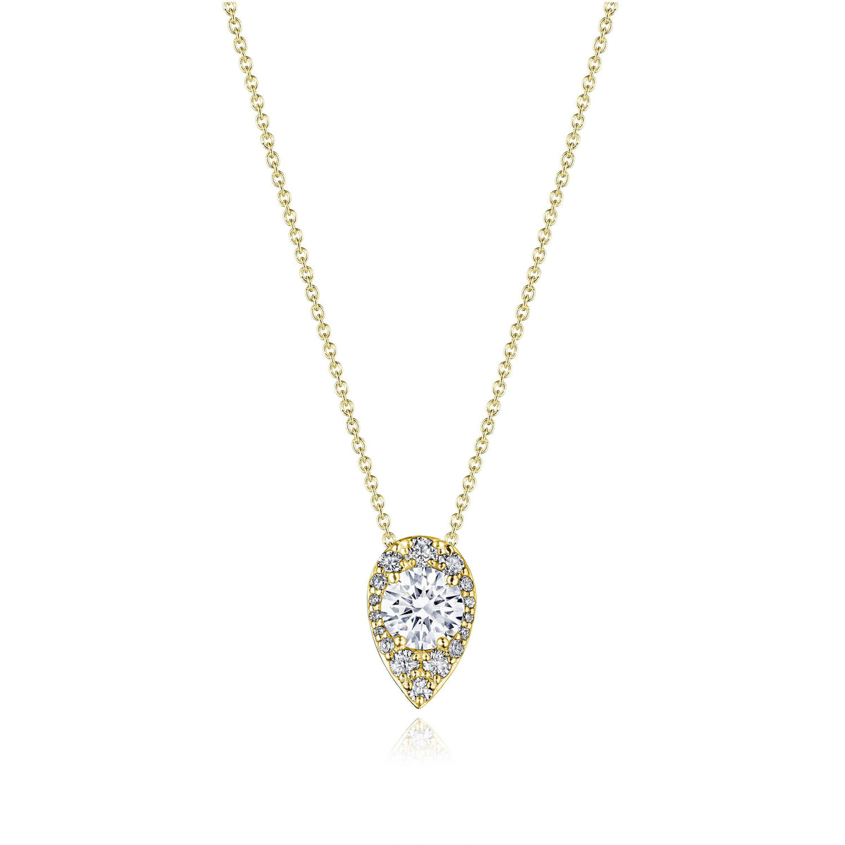 17" Pear Bloom Diamond Necklace