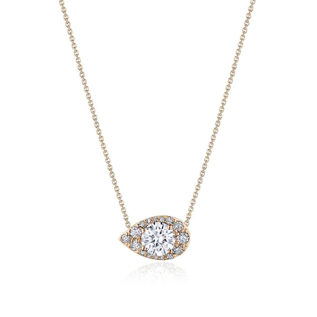 17" Pear Bloom Diamond Necklace