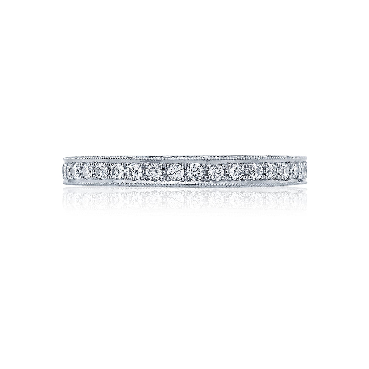 Tacori Blooming Beauties 18k White Gold Diamond Wedding Band (0.68 CTW)