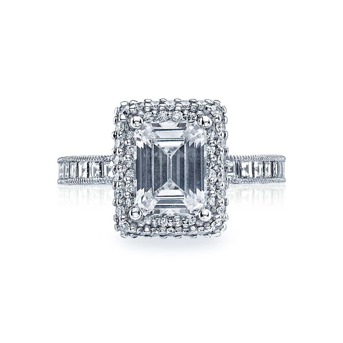 Tacori Blooming Beauties White Gold Engagement Ring Setting (0.89 CTW)