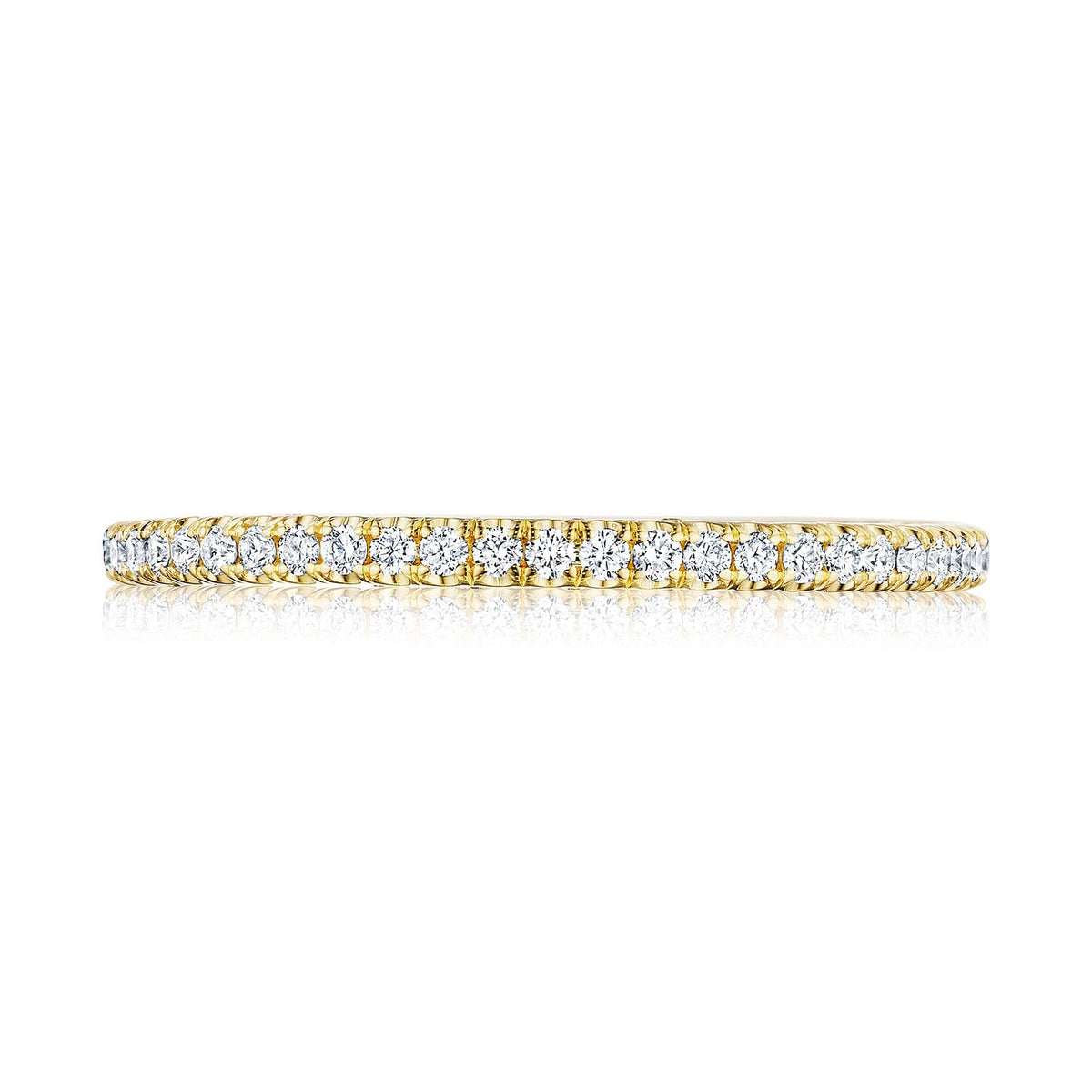 French Pav�� Diamond Wedding Band - 1.5mm