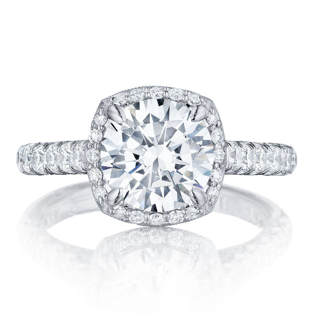 Round Bloom Engagement Ring