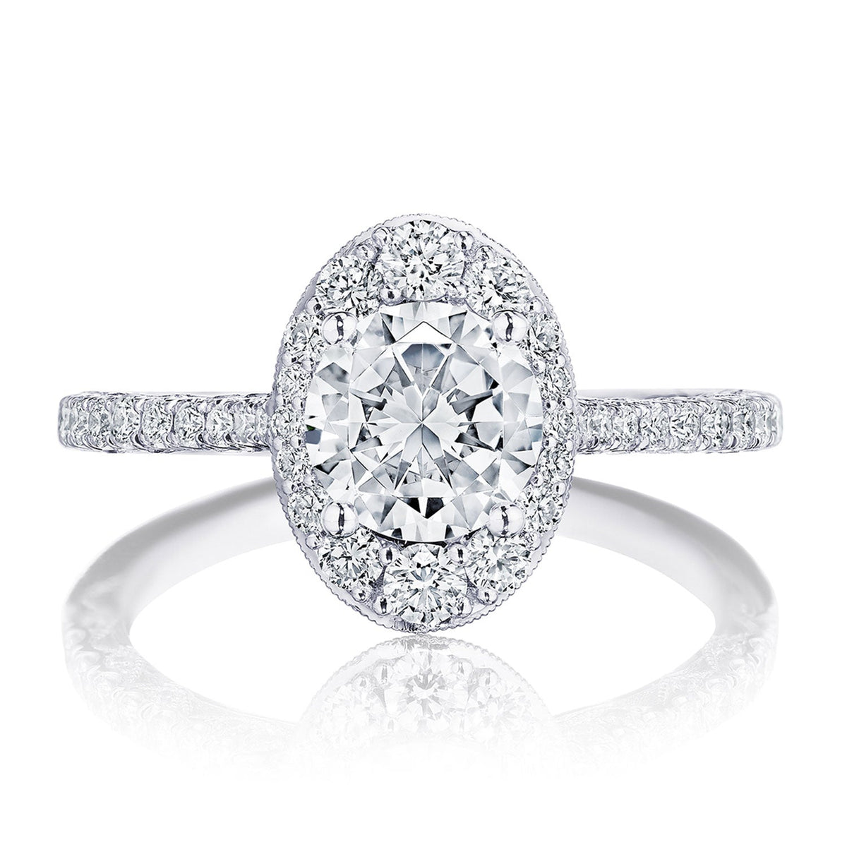 Round Bloom Engagement Ring
