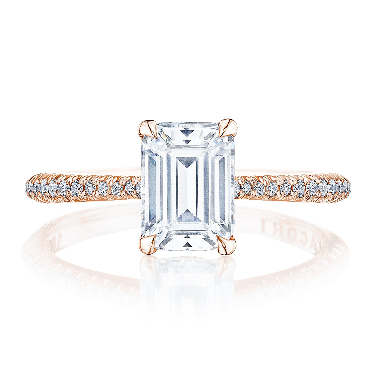 Emerald Solitaire Engagement Ring