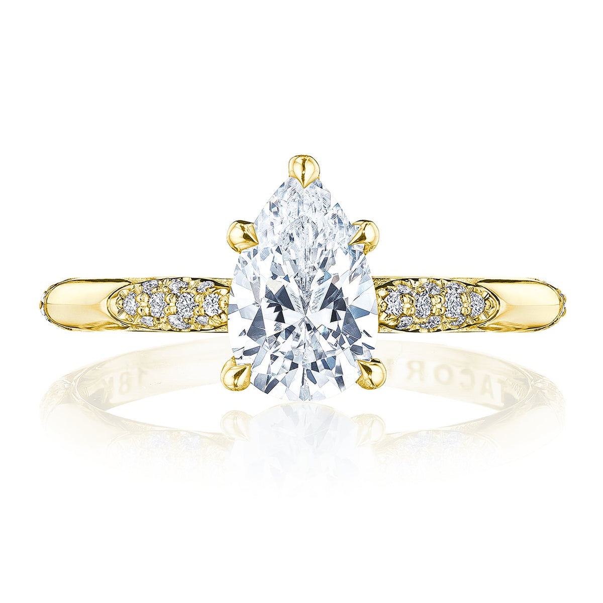 Pear Solitaire Engagement Ring