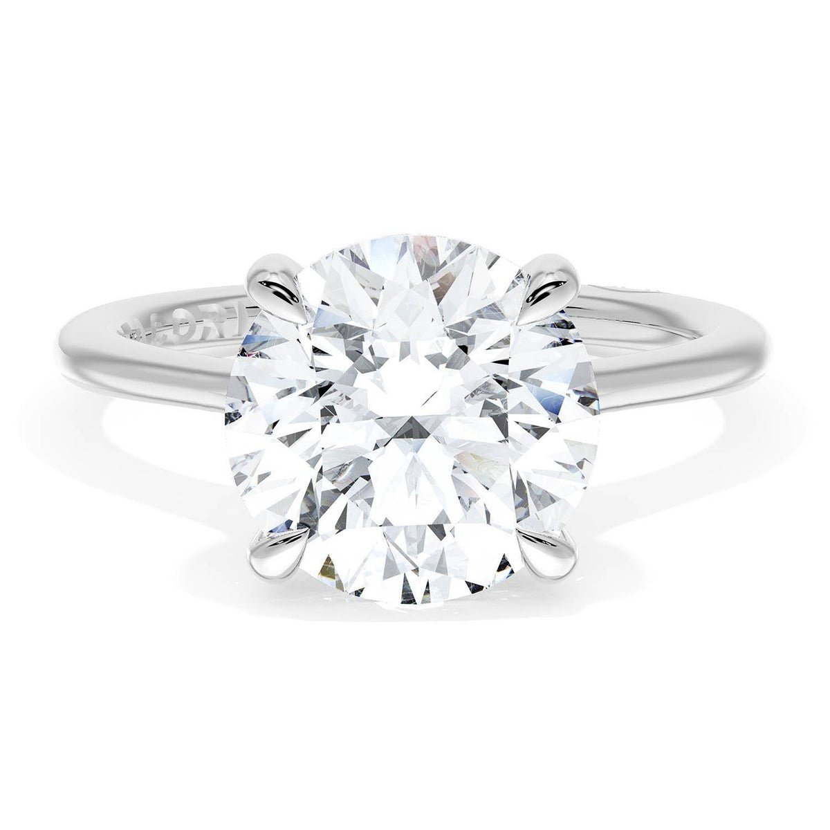 Round Solitaire Engagement Ring