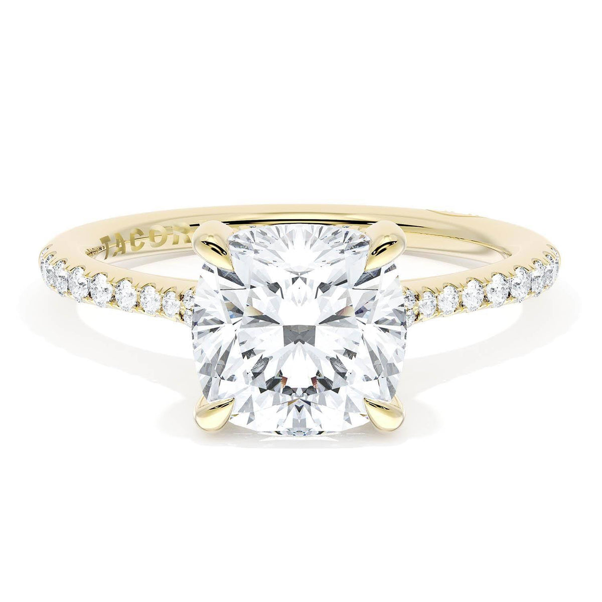 Cushion Solitaire Engagement Ring