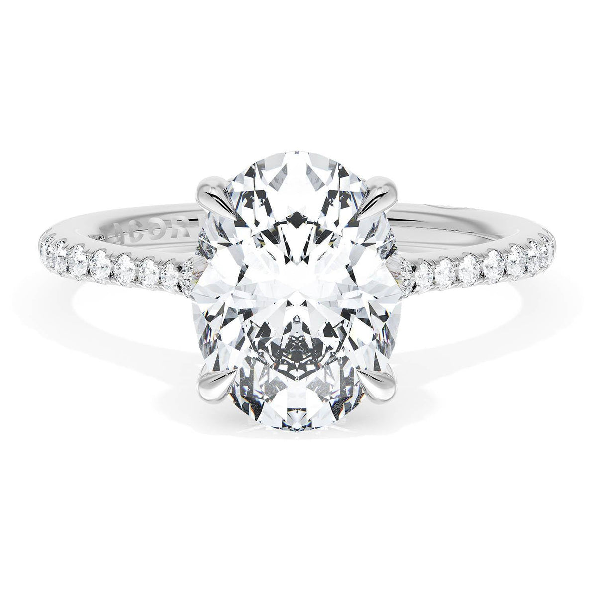 Oval Solitaire Engagement Ring