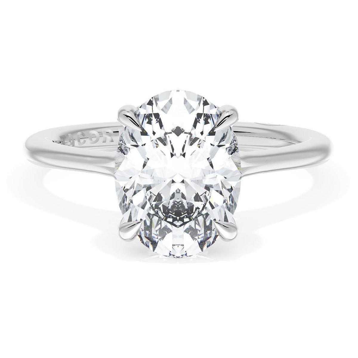 Oval Solitaire Engagement Ring