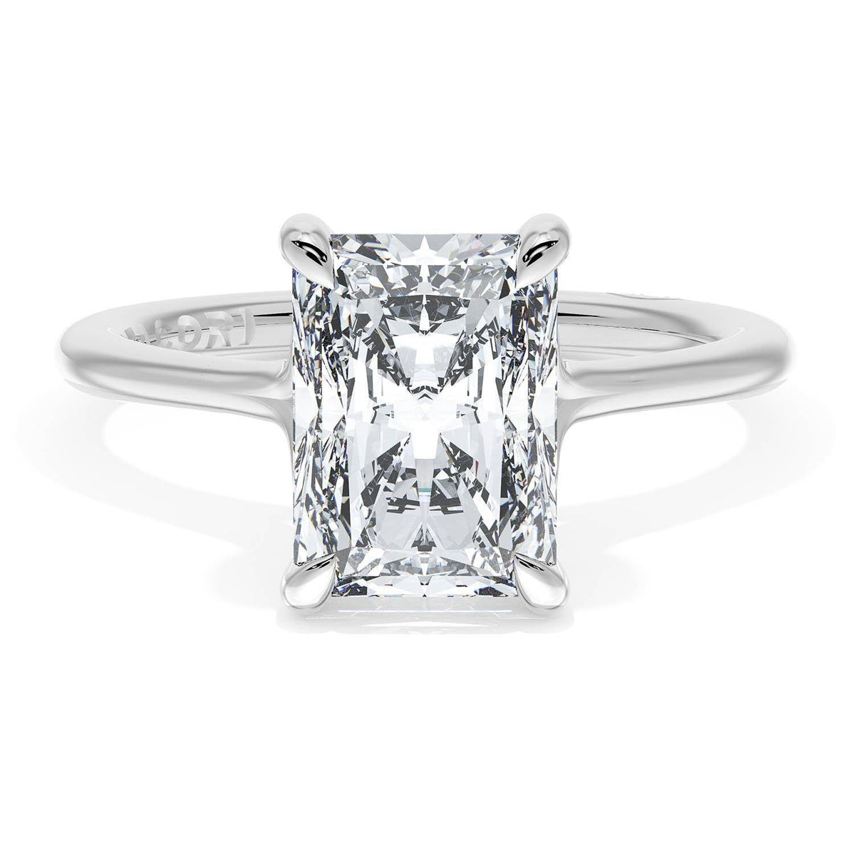 Radiant Solitaire Engagement Ring