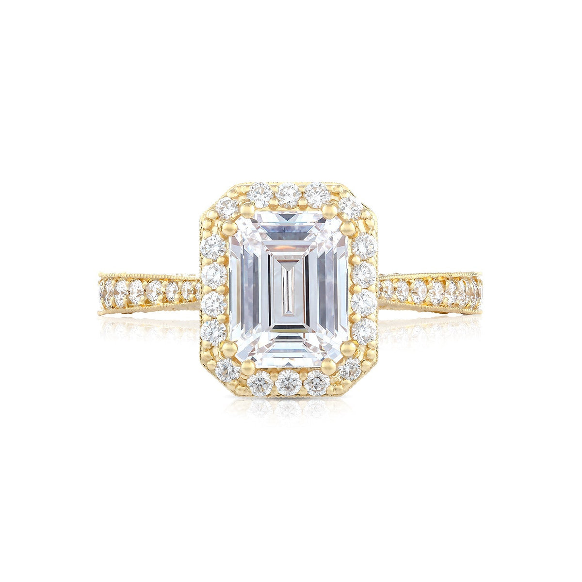 Tacori 18k Yellow Gold RoyalT Engagement Ring Setting (1 CTW)