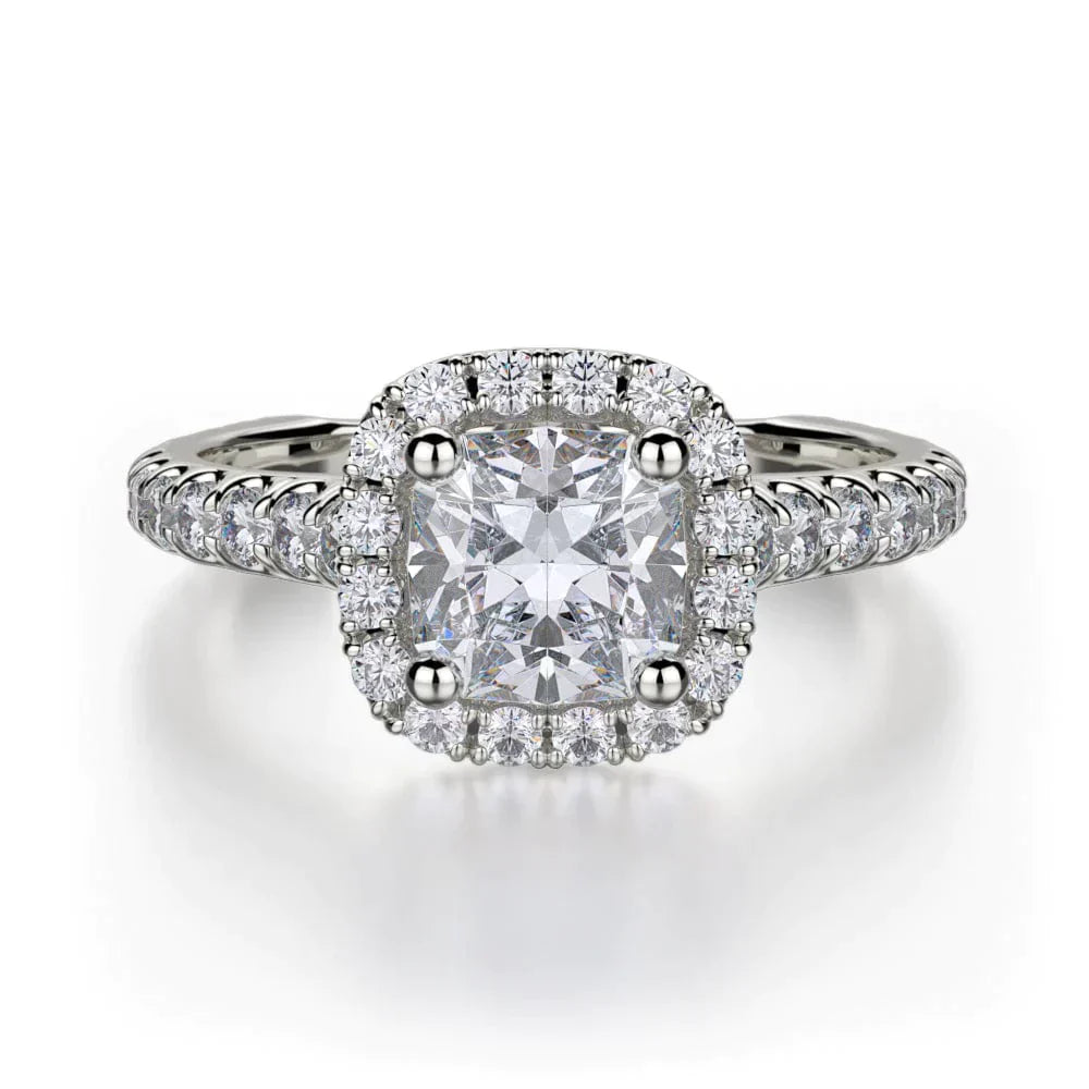 MICHAEL M Engagement Rings 18K White Gold Europa R559-1 R559-1WG