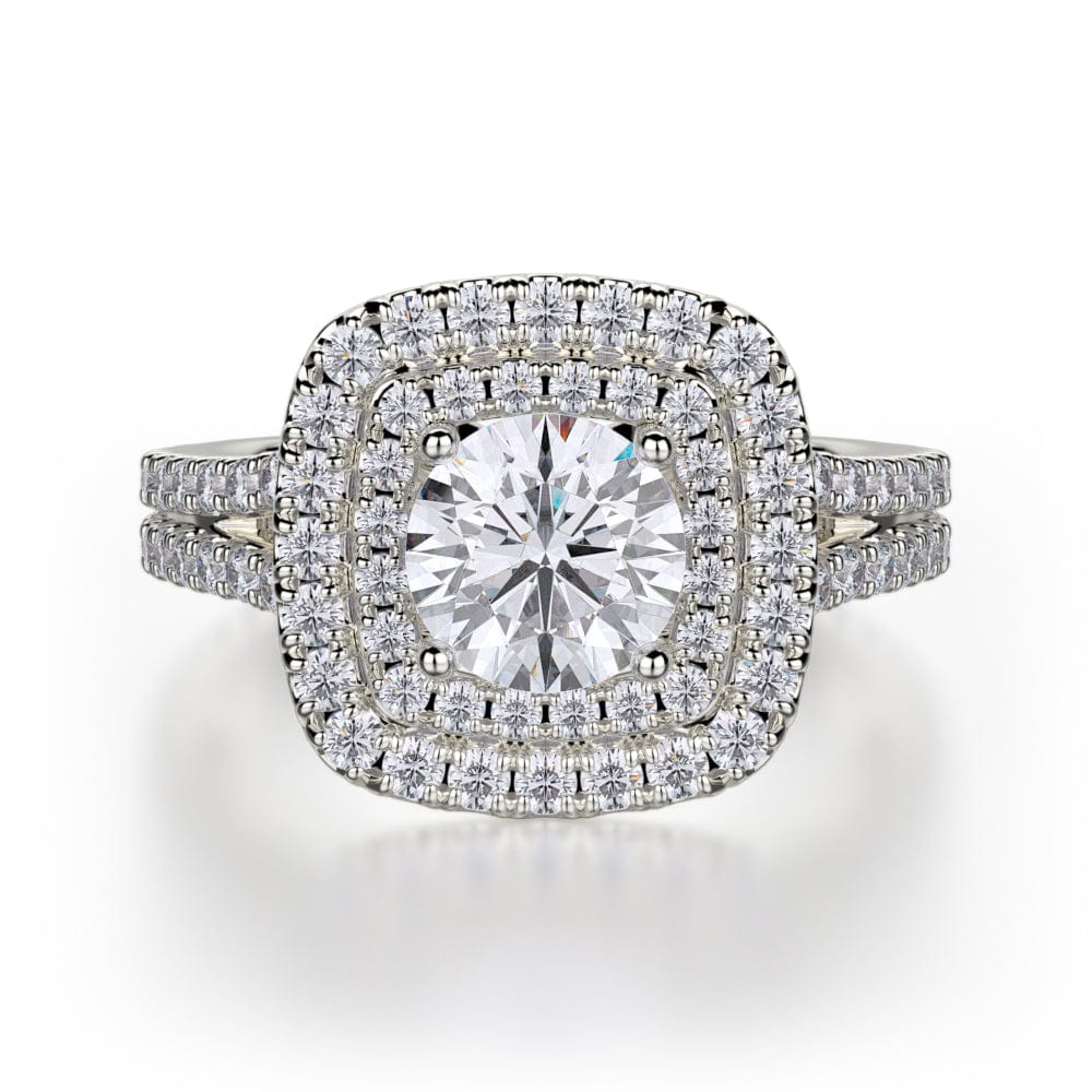 MICHAEL M Engagement Rings 18K White Gold Europa R661-1 R661-1WG