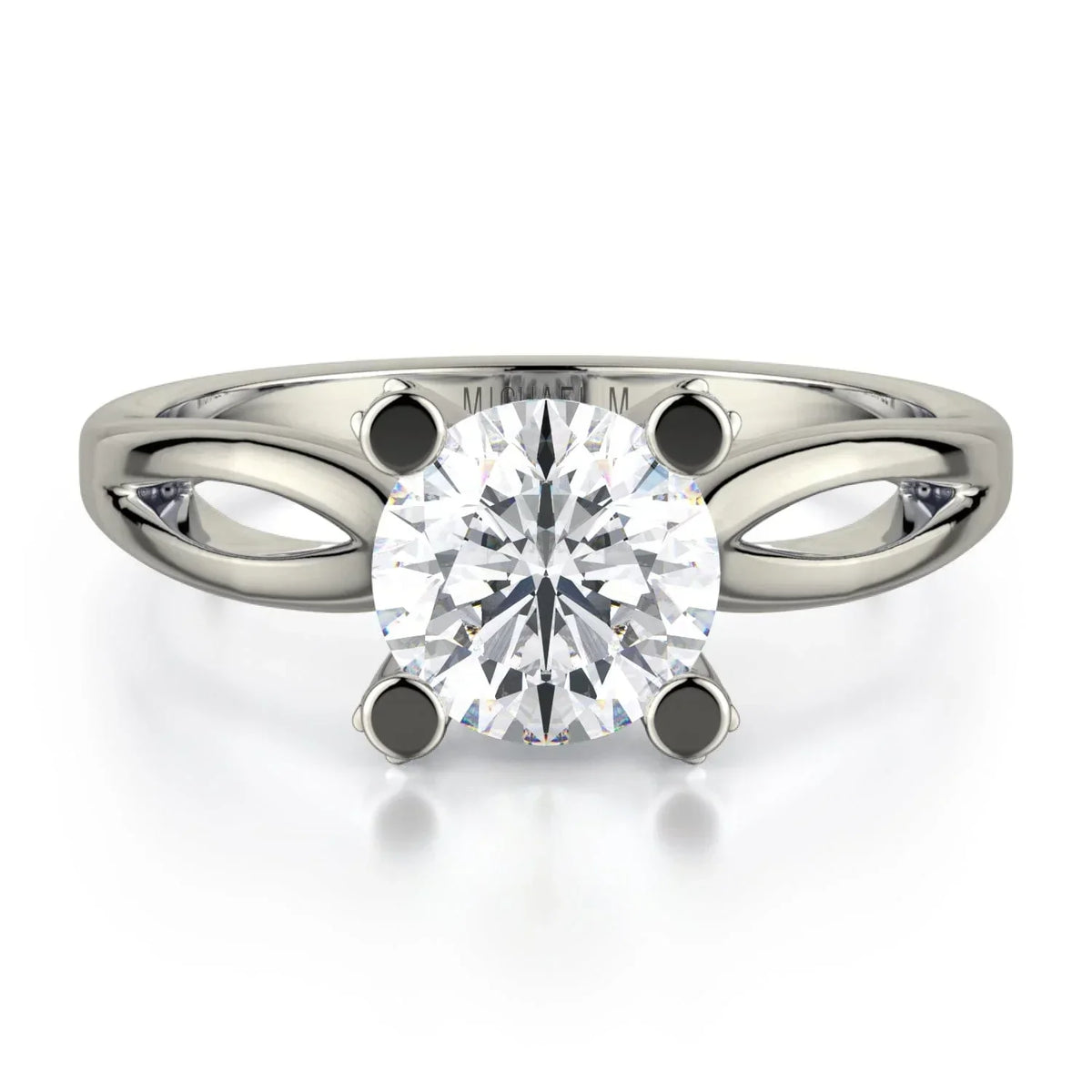 Michael M Solitaire Round Engagement Ring