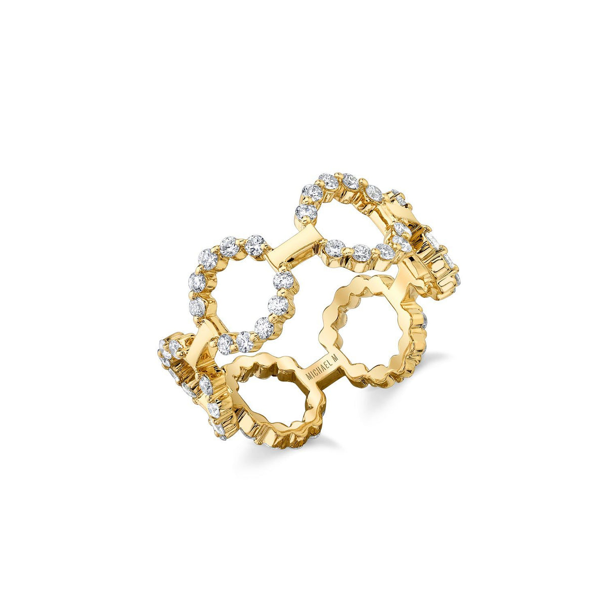 MICHAEL M Necklaces 14K Yellow Gold Cloud Large Pendant P384