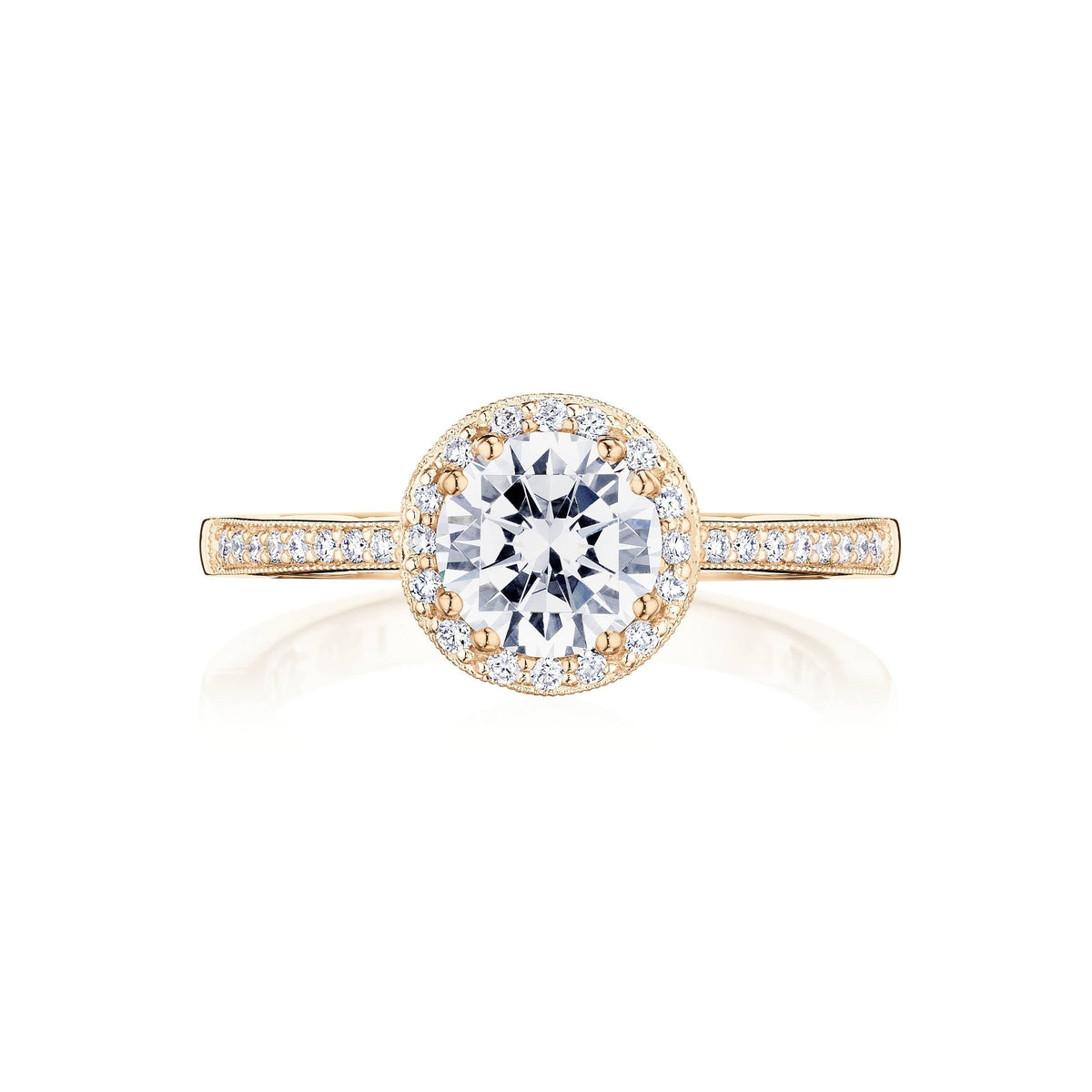 Round Bloom Engagement Ring