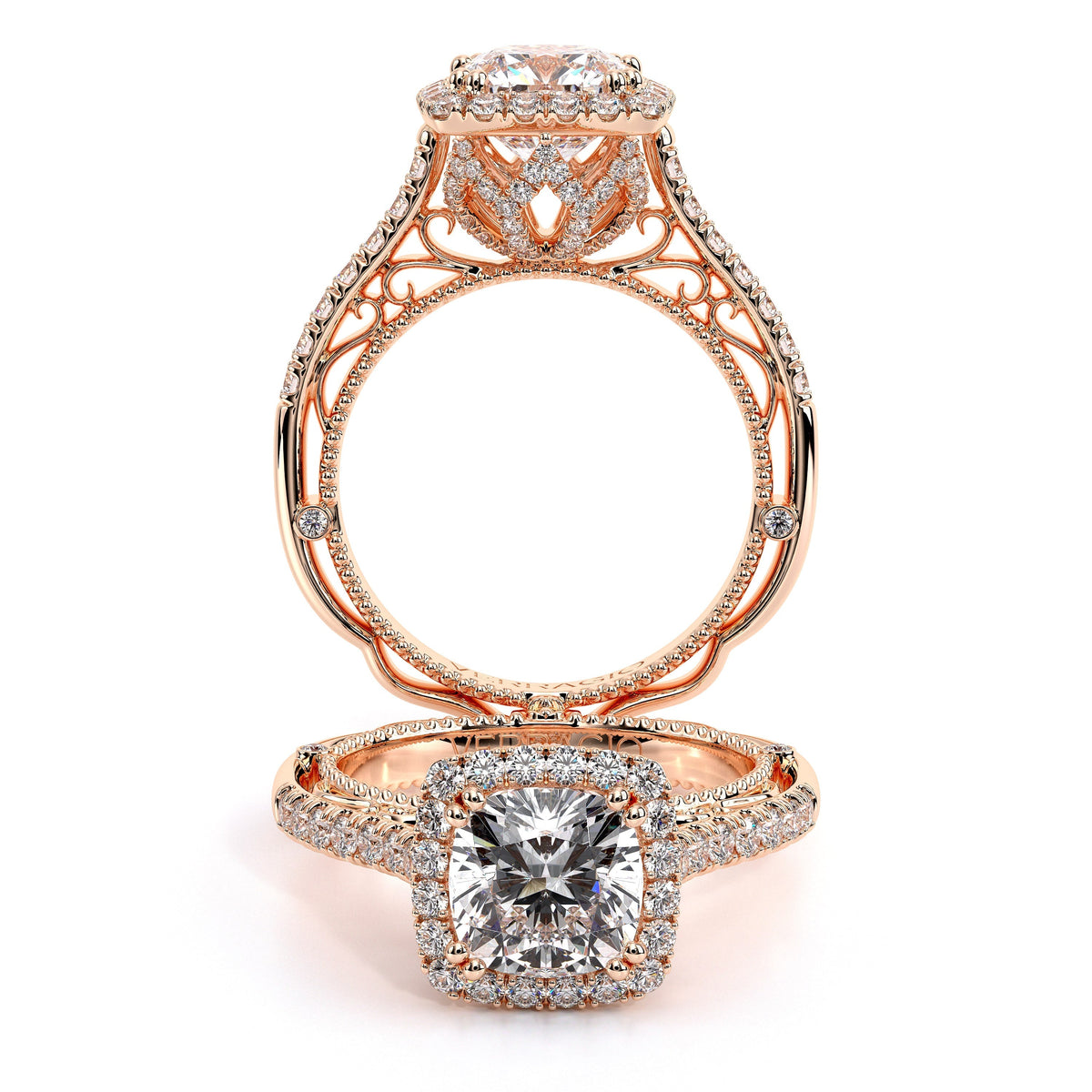 Verragio Halo Cushion Engagement Ring