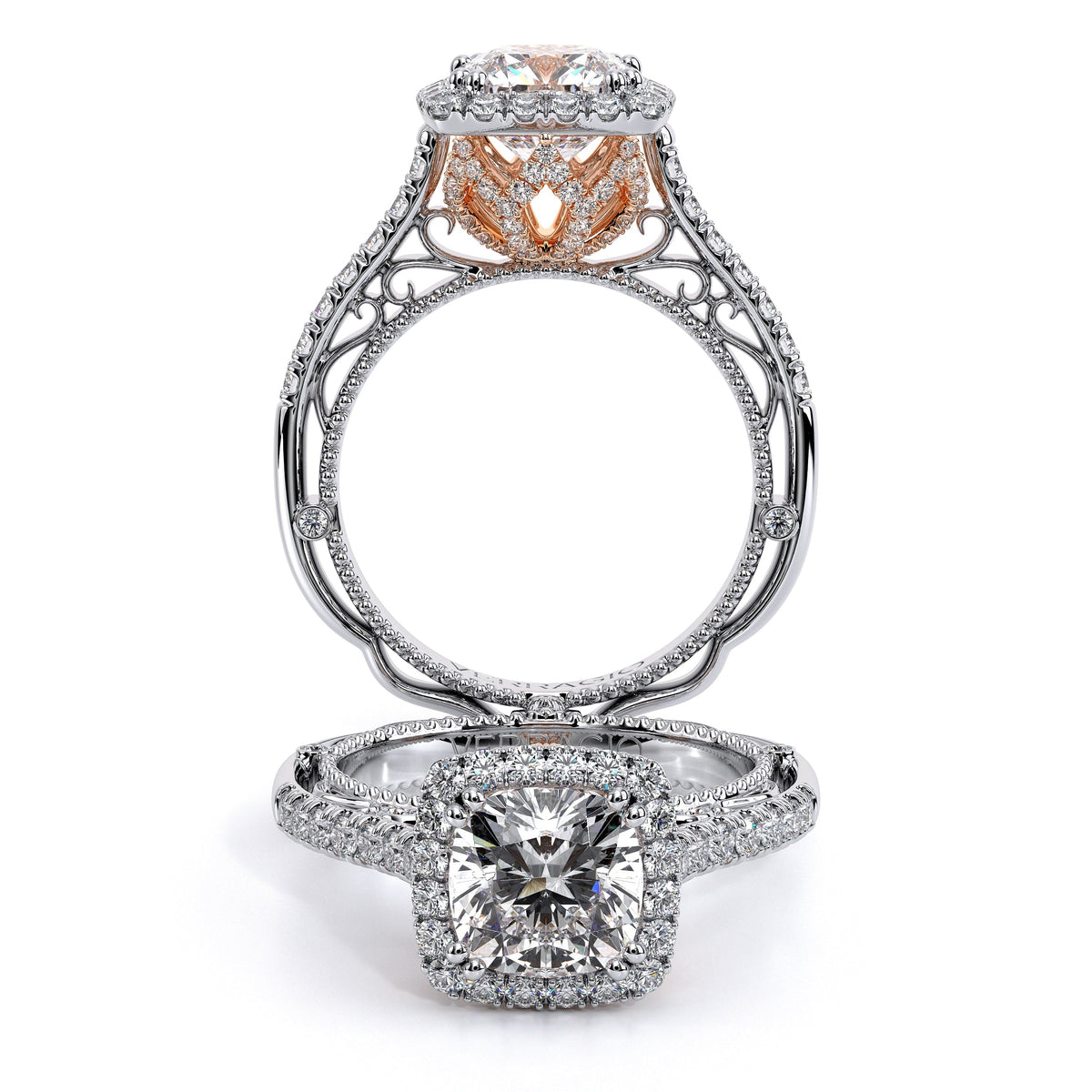 Verragio Halo Cushion Engagement Ring