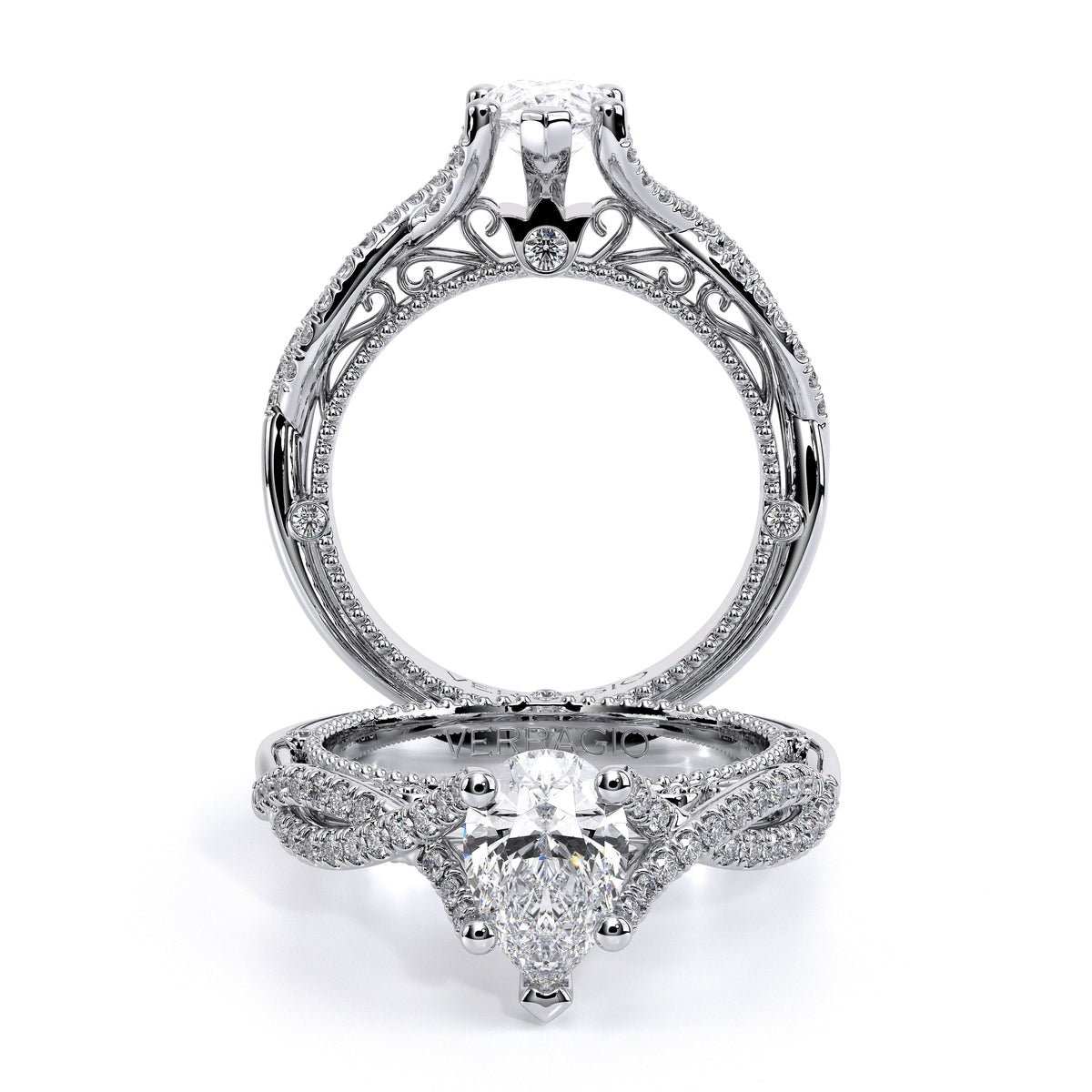 Verragio Vintage Pear Engagement Ring
