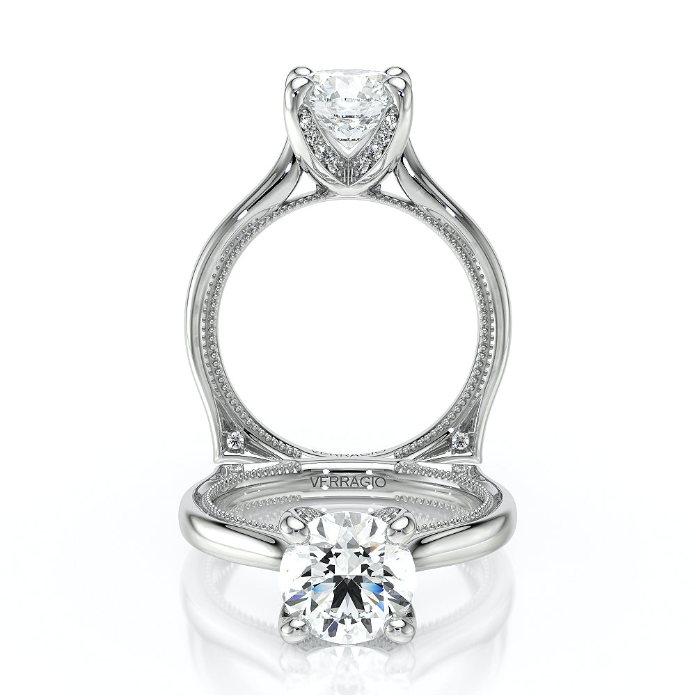 Verragio Halo Round Engagement Ring
